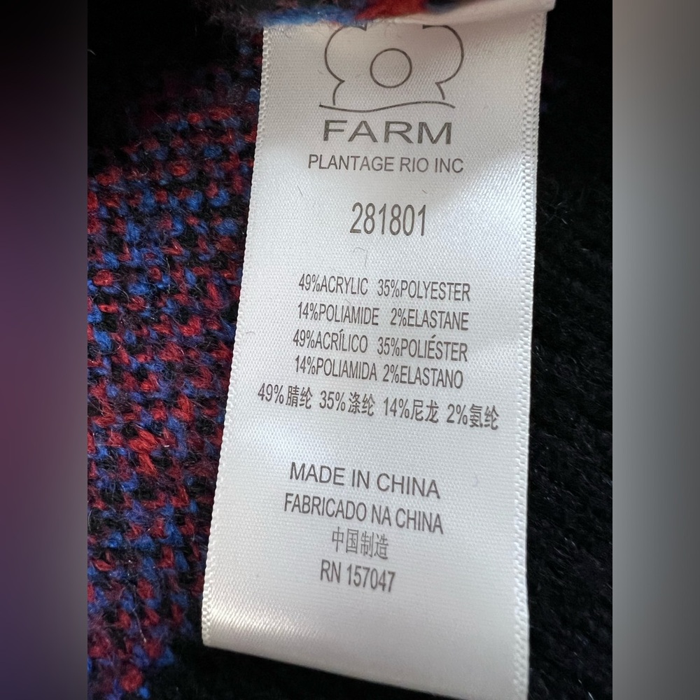 Farm Rio Women’s Mixed Leopard Cardigan Sweater Mixed Leopard Small Multicolor - Picture 12 of 15